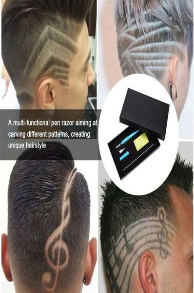 Professionnel sculpter barbe cheveux ciseaux copeaux sourcils rasoir sculpter stylo cisailles tatouage barbier coiffure Scissors2296204