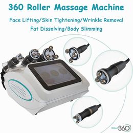 Professionele 360 Rotatie Roller Massage Machine Radiofrequentie Vetverwijdering Gewichtsverlies RF LED Licht Huidverstevigende Anti Rimpel Face Lifter