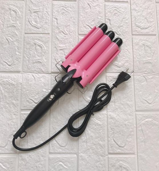 Céramique professionnel triple baril Curling Iron Perm Styling Tool Stickoiu1672093