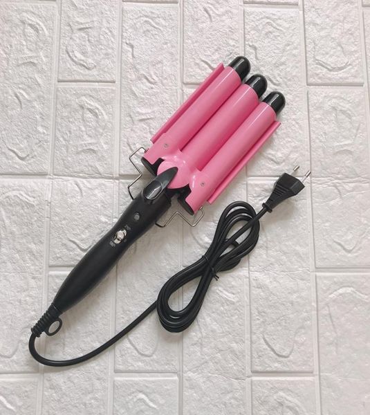 Céramique professionnel triple baril Curling Iron Perm Styling Tool Stickoiu4095150