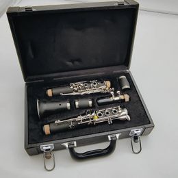 Professionele klarinet C-tune ebbenhout of bakeliet verzilverde toetsen met mondstuk gratis verzending