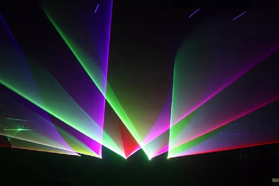 Barra luminosa laser professionale per club Illuminazione da palco a raggio rosso