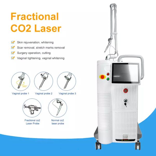 Laser Co2 professionnel de haute qualité laser fractionné Salon de beauté utiliser l'équipement rajeunissement de la peau machine de resurfaçage du visage élimination des cicatrices d'acné soins du vagin