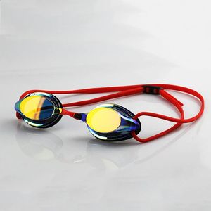 Professionele concurrentie Zwembril bedekt met anti -mist waterdichte en UV -resistente siliconen duikbril -racespecificaties 240429