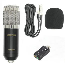 Condensateur professionnel Audio 35mm filaire BM800 Studio Microphone enregistrement Vocal KTV karaoké Microphone micro pour ordinateur214292011336537232