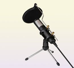Professionele condensatormicrofoon Studio-opname USB-microfoon Karaokemicrofoon met standaard voor computerlaptop PC2791250