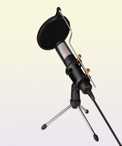 Professionele condensor Microfoon Studio Recording USB Microfoon Karaoke Mic met standaard voor computer Laptop PC2216556