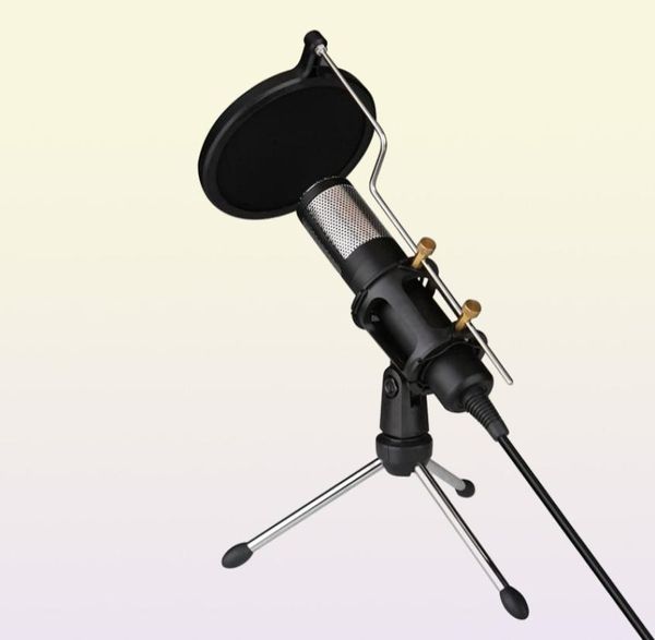 Microphone à condensateur professionnel enregistrement en Studio Microphone USB micro karaoké avec support pour ordinateur portable PC5568207