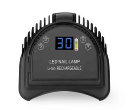 Lampe à ongles à LED sans fil professionnel 64W lampe à ongles UV rechargeable avec la conception de la batterie LAMÉE UV HAUTE puissance C04285789039