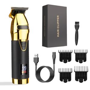 Professionele draadloze oplaadbare haartrimmer voor mannen Elektrische haar Clipper Hairdressing baard verzorging scheerapparaat