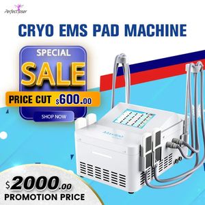 Professionele Cryo EMS Slim Machine Cryolipolysis Fat Freeze Device Cryotherapie Afslanken Schoonheidsapparatuur