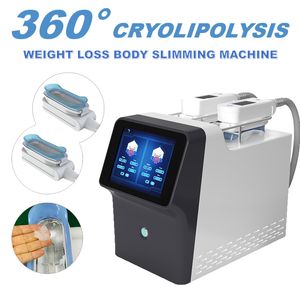 360 Graden Cryo Vet Bevriezing Afslanken 2 Handgrepen Cellulitis Verwijdering Machine Vacuüm Body Contouring 1600 W High Power Body behandeling Schoonheid Apparatuur