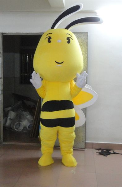 Costume de mascotte d'abeille Hornet personnalisé professionnel, vêtements de mascotte d'abeille, robe fantaisie de fête de noël et d'halloween