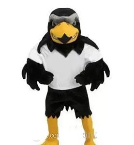 Costume professionnel de Mascotte de faucon en peluche de luxe sur mesure, taille adulte, Mascotte d'aigle, Costume de fête de carnaval