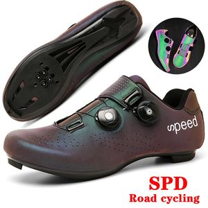 Chaussures de cyclisme professionnelles Chaussures de vélo de montagne à semelle dure