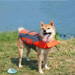 Gilet de sauvetage de chien professionnel amélioré la flottabilité petits chiens nageurs de vêtements de sécurité gilet avec poignée pour un grand surf moyen 240425