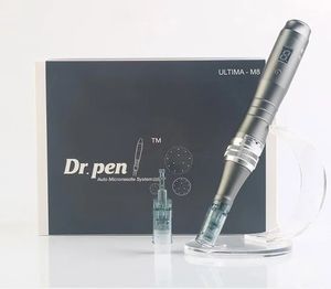 Professionnel Dr Pen Ultima M8 Derma de derma Derma Derma Dermapen avec cartouches d'aiguille DHL Expédition rapide