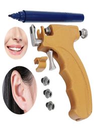 Professional Ear Piercing Gun Machine Earring Studs Stalen Ooor Neus Navel Body Kit Veiligheid Pierce Tool4552828