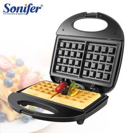Gaufrier électrique professionnel cuisson appareils de cuisine multifonction petit déjeuner gaufres Machine antiadhésive fer Pan Sonifer 240304
