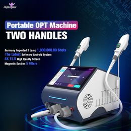 Machine professionnelle d'épilation IPL Elight, traitement de l'acné, élimination des pigments, réduction des poils au laser, rajeunissement de la peau, équipement de beauté approuvé CE