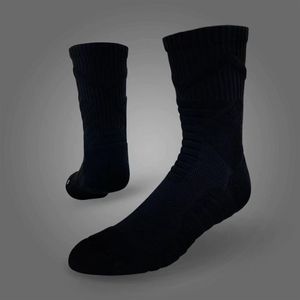Chaussettes de basket-ball d'élite professionnelles Chaussettes de sport athlétiques longues pour hommes Compression Thermique Winter310I