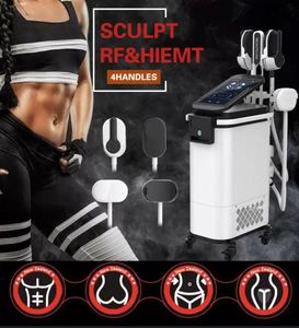 Machine professionnelle d'amincissement Emslim Neo 4 poignées Rf Cushio Body Shaping Ems Build Muscles Sculpting Muscle Stimulator Perte de poids Équipement de beauté