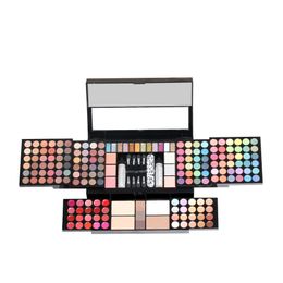 Professionele oogschaduwmake -upkit voor vrouwen 120 kleuren cosmetische make -up cadeau combinatie met oogschaduw gezicht blusher