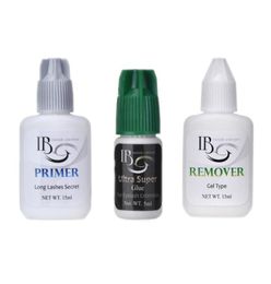 Kit d'extensions de cils professionnels, dissolvant adhésif Ultra Super colle pour cils individuels, de corée 9784362