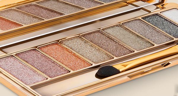 Fard à paupières professionnel Maquillage 9 couleurs diamant brillant Maquillage fard à paupières nu Smoky Palette Maquillage DHL 1906305