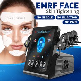 Machine professionnelle d'électrostimulation faciale Emrf, appareil de Lifting du visage Ems RF, sculpture, coussinets faciaux, appareil de massage