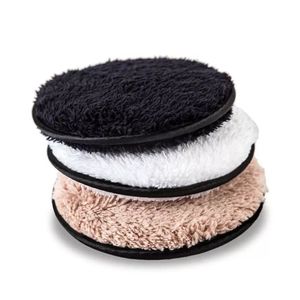 Éponges de maquillage réutilisables, tampons en tissu microfibre, pour enlever la serviette, nettoyant pour le visage, peluche, maquillage paresseux, bouffée de poudre w865