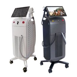 Máquina profesional de depilación láser de diodo permanente rápido de 808nm, máquina de depilación láser de titanio sin dolor de hielo de 500W, equipo de salón de belleza