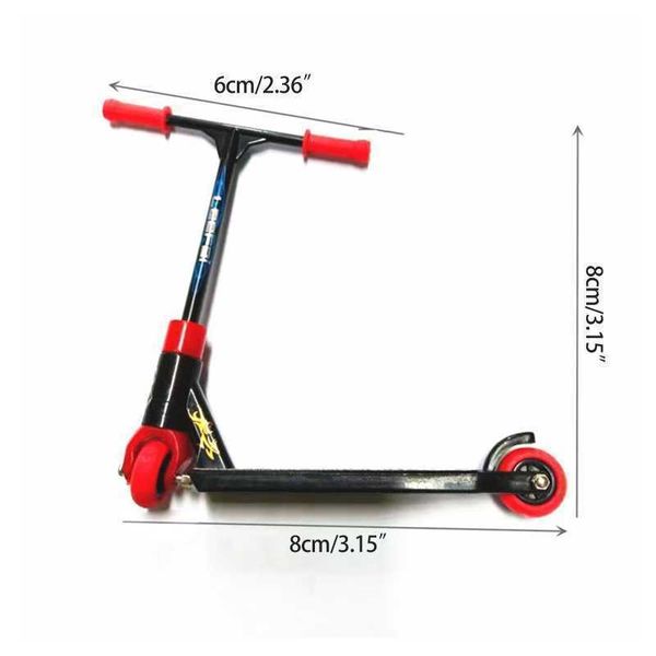 Jouet de Scooter à doigt professionnel en alliage métallique, pour planches à roulettes Tech Deck, utilisation d'obstacles, parcs et compétitions de touche