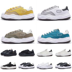 Maison Mihara Yasuhiro Cap MMY Plateforme Chaussures Hommes Femmes Streetwear Noir Blanc Jaune Baskets Baskets Chaussures De Créateur De Luxe