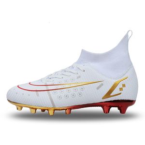 Professionnel pour 138 chaussures High-Top Robe Men FG / TF Grass Training Football Boots Kids Outdoor Cleats Sneakers Soccer 230717 471