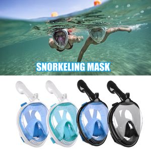 Professioneel volledig droog snorkelmasker Volgelaatssnorkelmasker Onderwater duiken Anti-condens duikuitrusting Volwassen kinderen