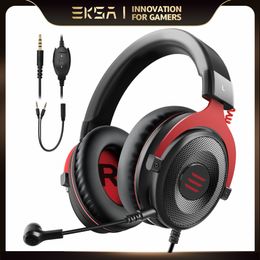 Auriculares profesionales para juegos E900, auriculares estéreo con cable para juegos, auriculares con micrófono para PS4/Smartphone/Xbox/PC