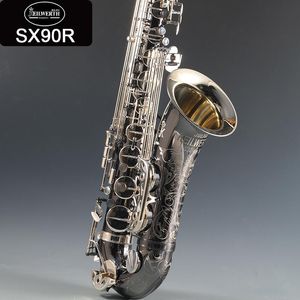 Professionnel allemagne JK SX90R Keilwerth saxophone ténor noir Nickel saxophone ténor haut instrument de musique avec étui 95% copie