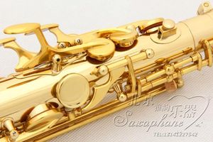 Profesional Gold Lacquer Alto Eb Saxophone SUZUKI A901 E Flat Sax Marca Calidad Instrumentos de música para principiantes Envío gratis