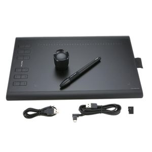 Tablette de dessin graphique professionnelle Micro USB Signature Tablettes numériques Board 1060PLUS avec peinture Porte-stylo rechargeable Writi267G