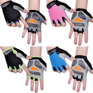 Professional Gym Gloves Breathable Anti-Slip Women Men Half Finger Summer Fishing Cycling Fingerless Gloves Female Bicycle Bike 8 Colors