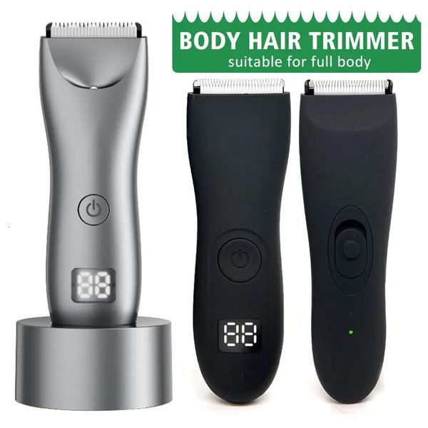 Coiffe professionnelle Clipper Rechargeable Barbe Trimmer Hair Coupte Machine Machine électrique pour le rasage des poils de la carrosserie Razor 240116