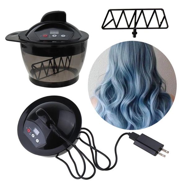 Teinture de couleur de cheveux professionnelle coloration de cheveux électrique mélangeur automatique cheveux couleur crème bol de mélange outil de coiffure Device242b