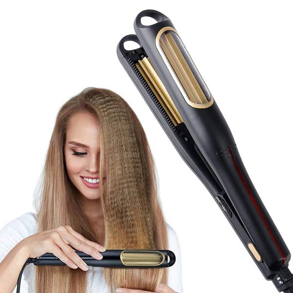 Cabello profesional Crimper de maíz corrugado Ironos de ola Cerámica de hierro pequeño de hierro Cerámico 240423