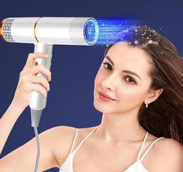 Sèche-cheveux professionnel infrarouge négatif sèche à coups de coup ionique à vent froid salon coiffeur outil de coiffure électrique époustouflante 2208183704932