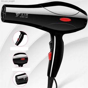 Sèche-cheveux professionnel Forte puissance Séchage rapide Salon de coiffure Outils de coiffure Air froid chaud 3 vitesses de réglage Souffleur électrique Q230828