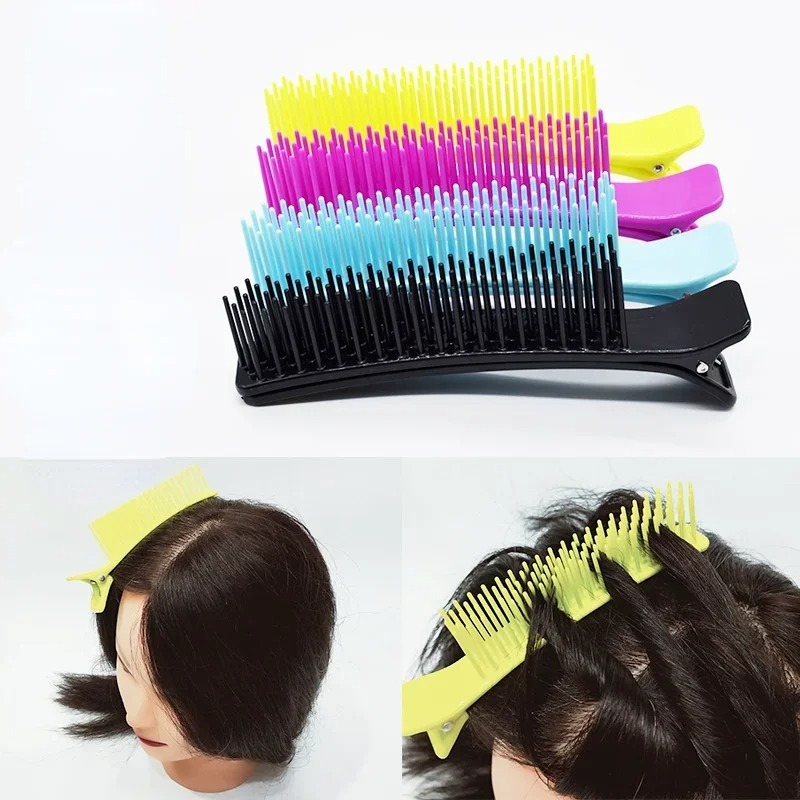 Professionelle Haargriffe Klemmen Salon Haarabschnitt Schnittklammern Kamm Friseur Färben Perm Haarstifte Home DIY Styling