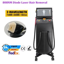 Professionelle Haarentfernungs-Laser-Hautverjüngungsmaschine Laser 808 Dioden-Schönheitsmaschine 2 Griffe
