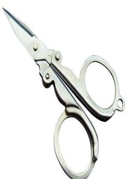 Professional Hair Shears Scissors Hand Tools Mini Small EDC Roestvrijstalen vouw Scissor Tijera Tea Pocket Tool Utility Gadget Por5556189