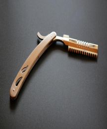 Cuchillo fino para cabello profesional, corte de pelo, hoja de afeitar, espada, raspado 92976804559449